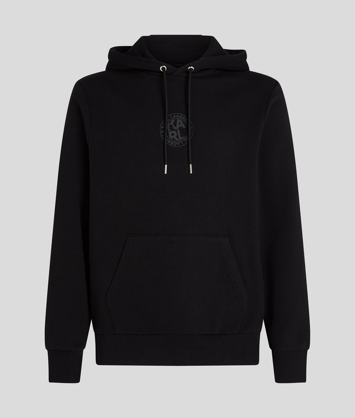 HOODIE WITH TONAL PRINT