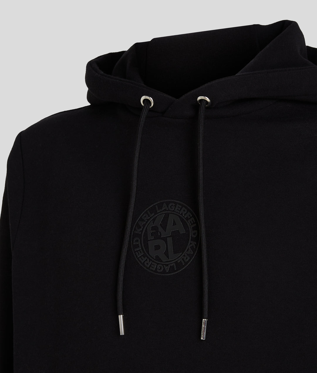 HOODIE WITH TONAL PRINT