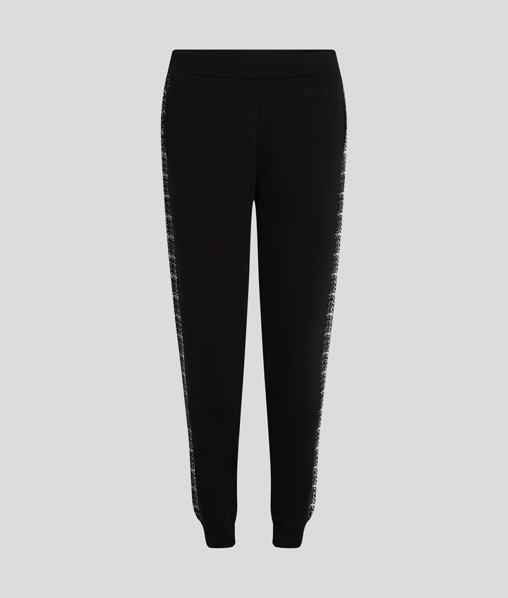 BOUCLE BAND SWEATPANTS