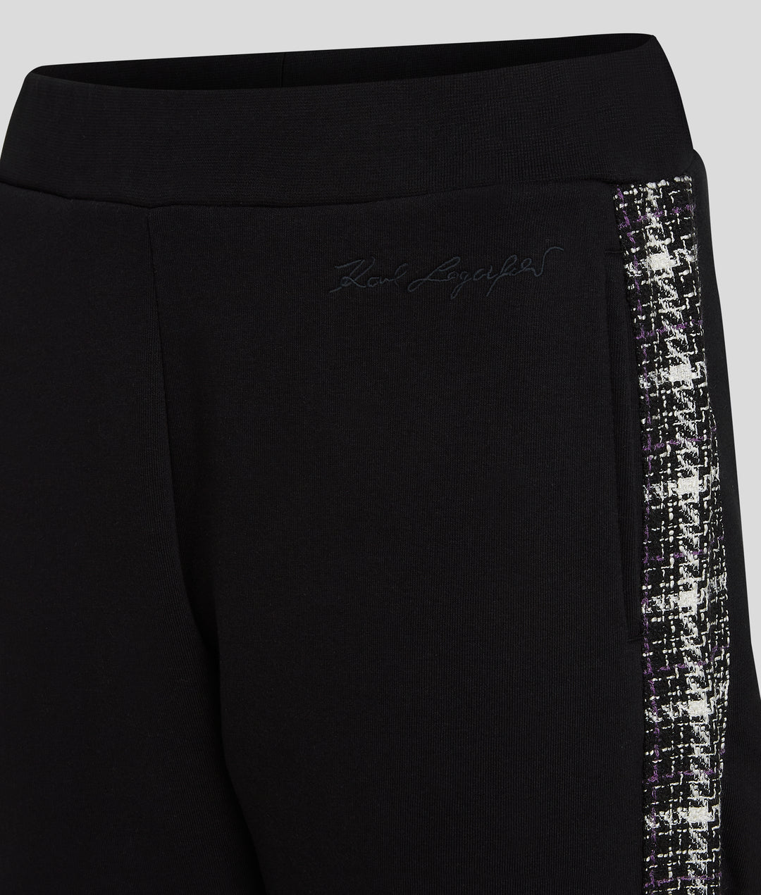 BOUCLE BAND SWEATPANTS