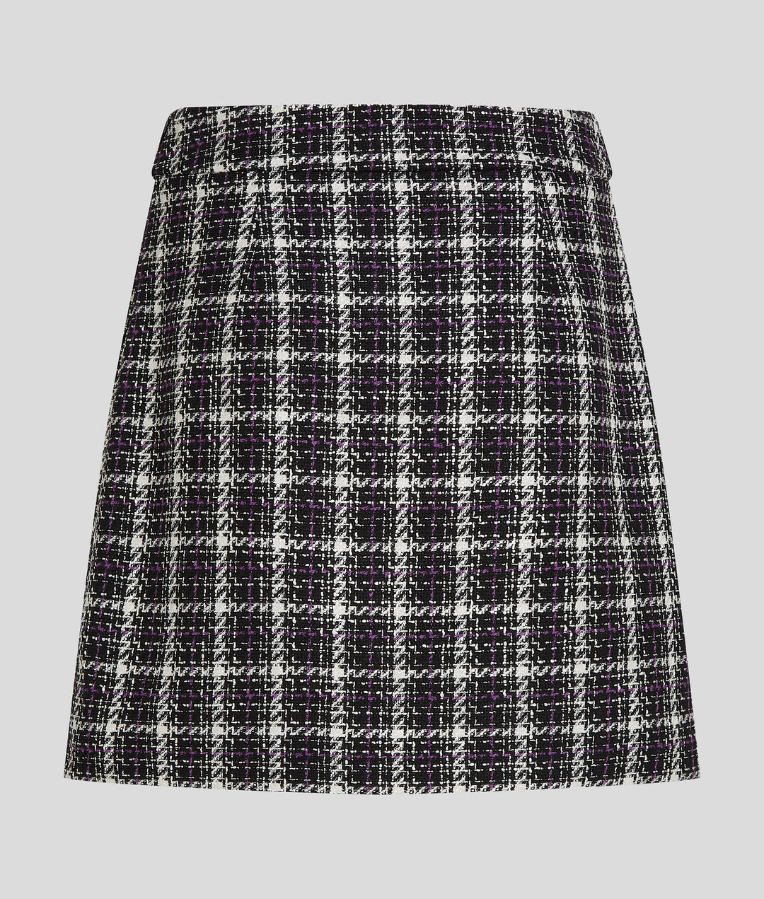 CHECK BOUCLE HW SKIRT