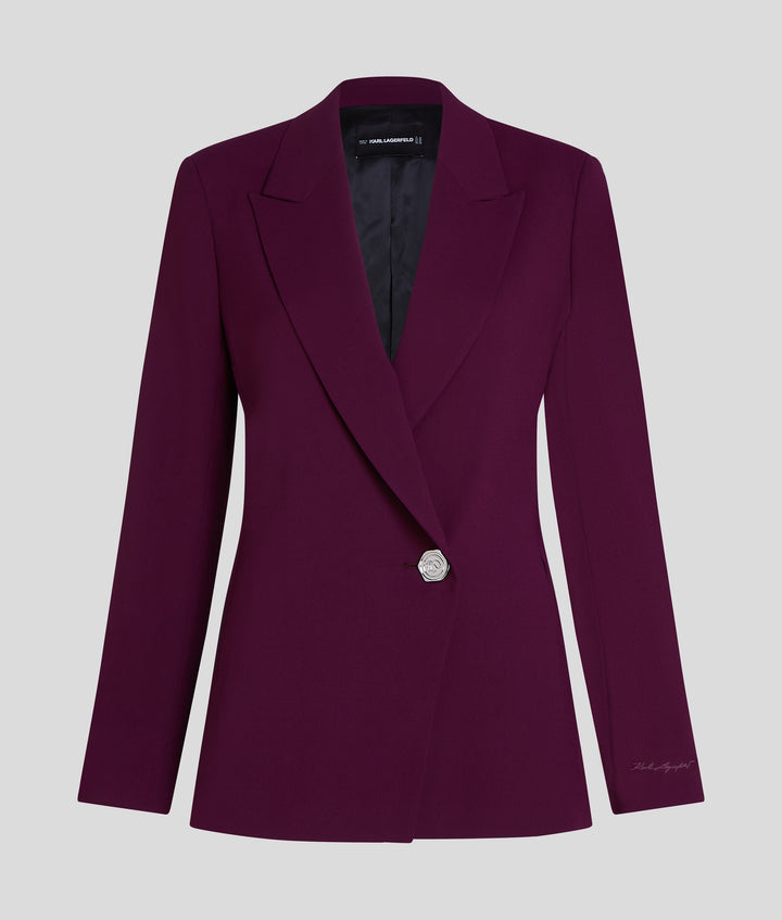 SEAL BUTTON BLAZER