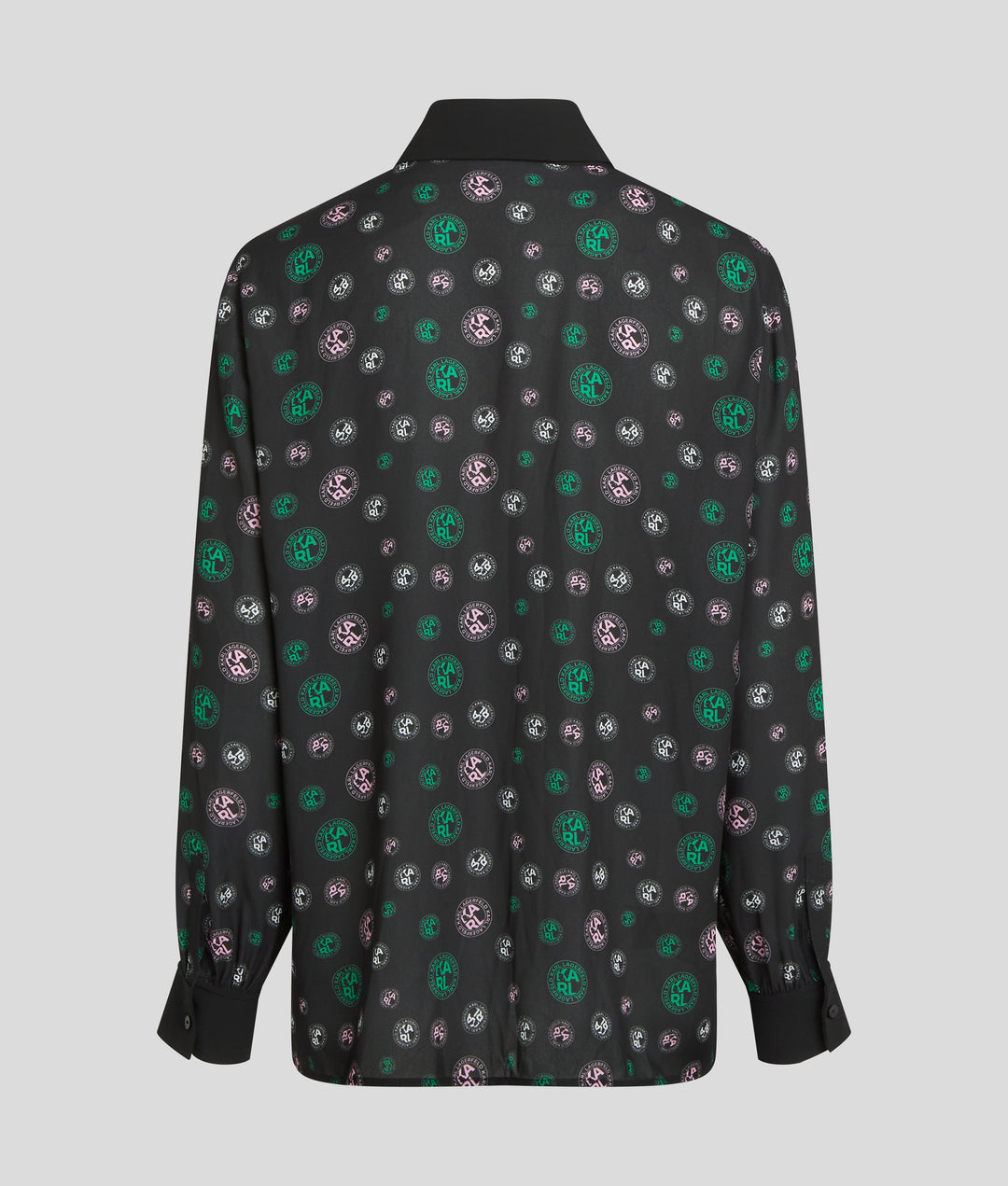 DOTS AOP FLUID BLOUSE