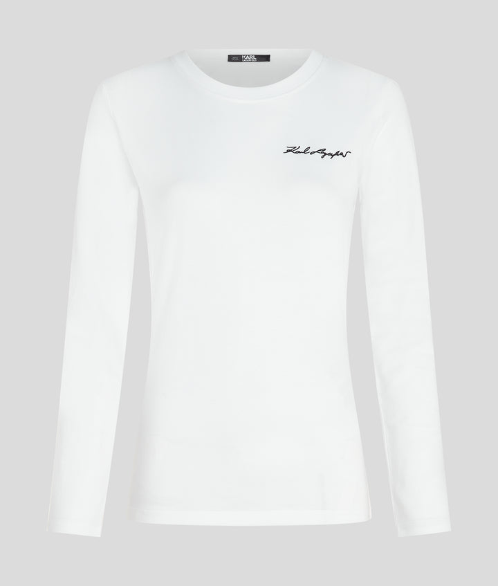 SMALL SIGNATURE LS TSHIRT