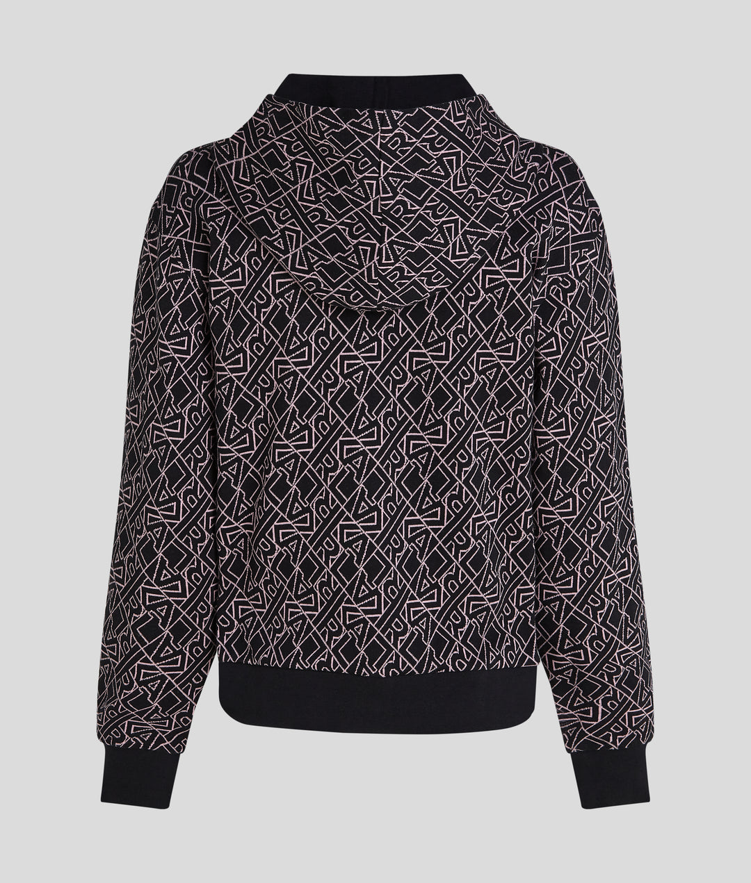 AOP KNITTED ZIPPED SWEATSHIRT