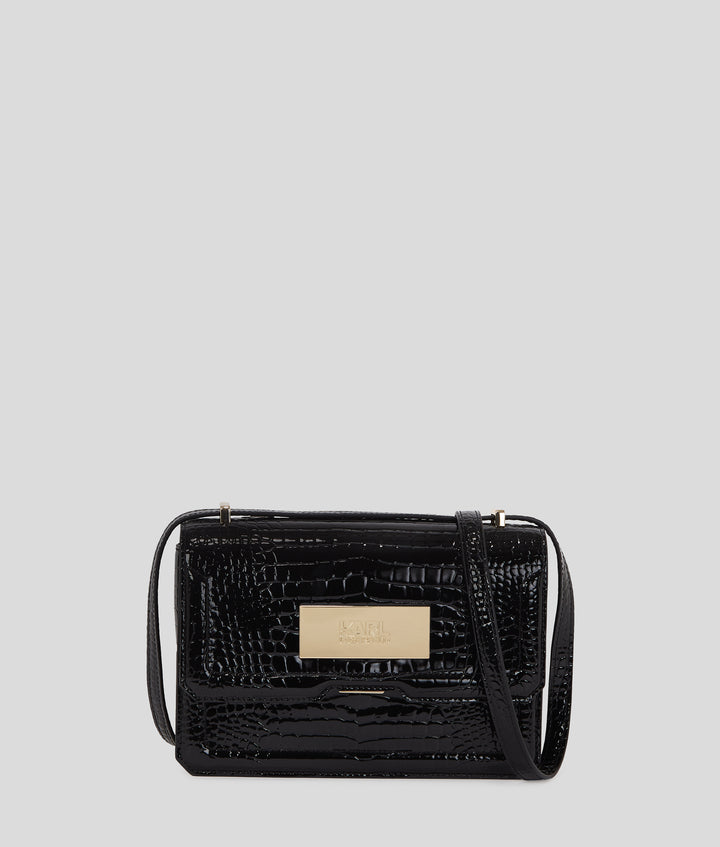 K/MAU CROCO SHOULDER BAG