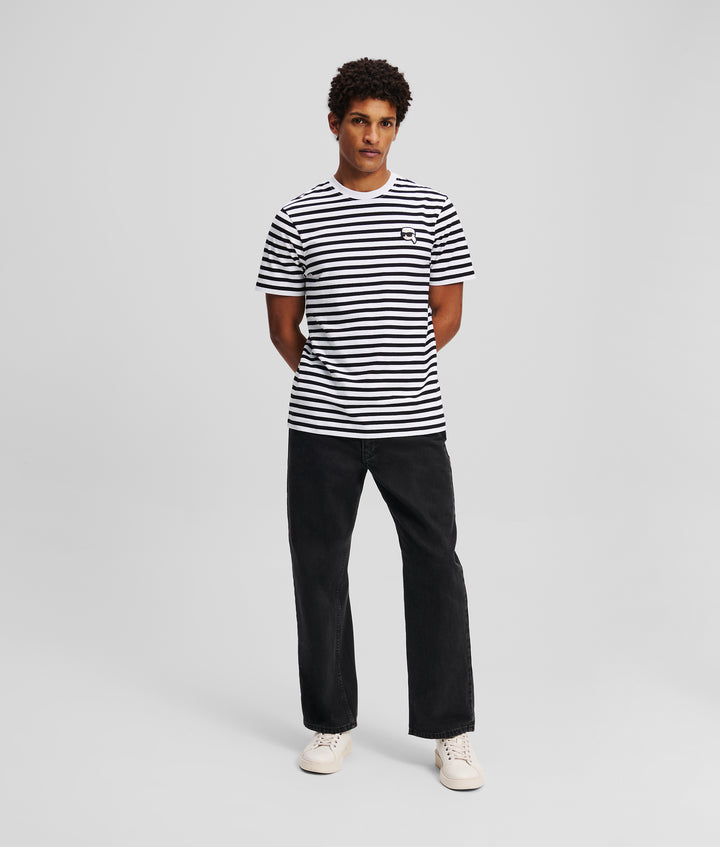 IKON STRIPED T-SHIRT