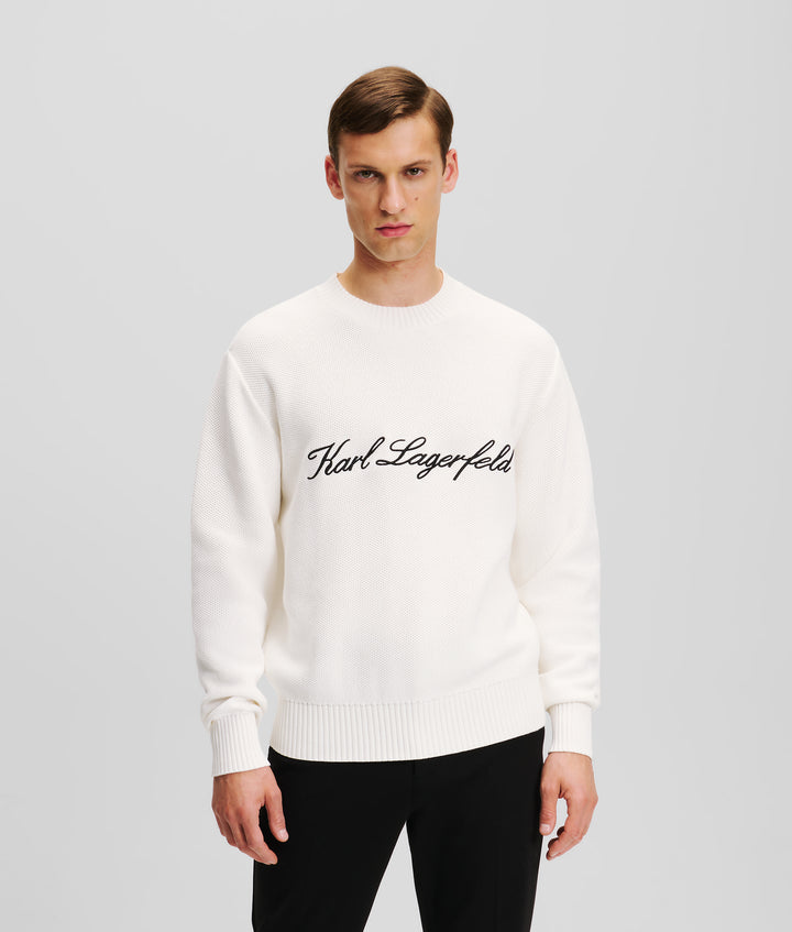 SIGNATURE LOGO BIRDEYE SWEATER