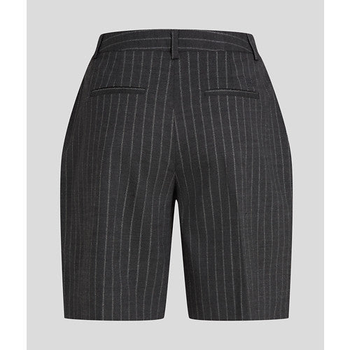 PINSTRIPE TAILORED SHORTS