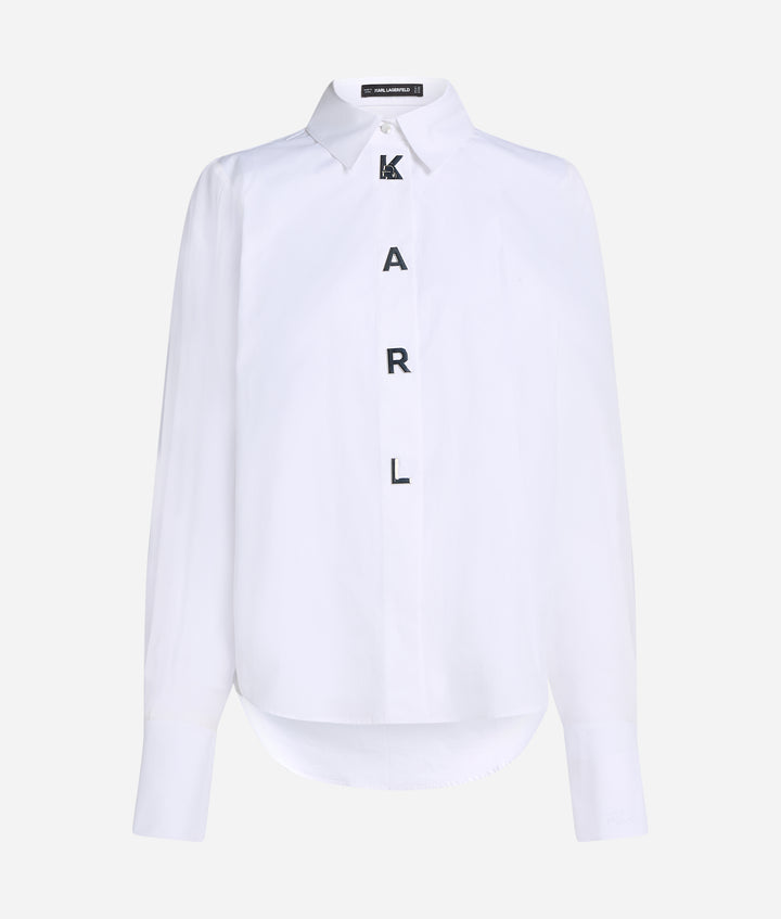 KARL SNAP POPLIN SHIRT