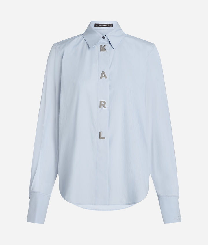 KARL SNAP POPLIN SHIRT