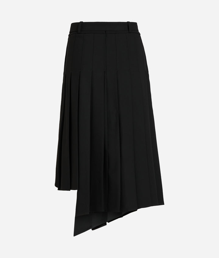 PLEATED WOVEN SKIRT