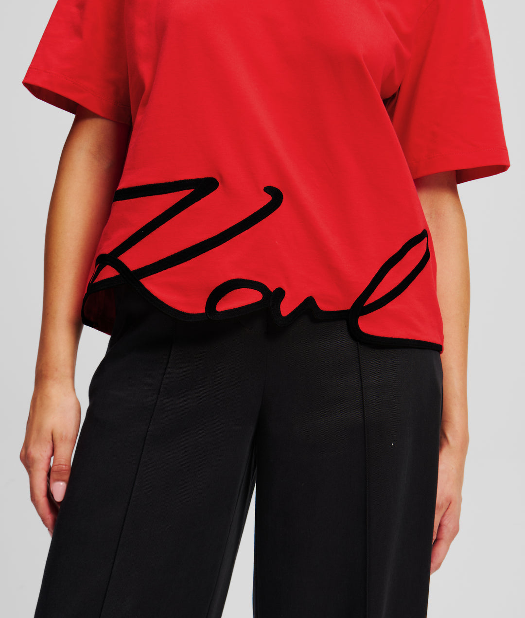 KARL SIGNATURE HEM T-SHIRT