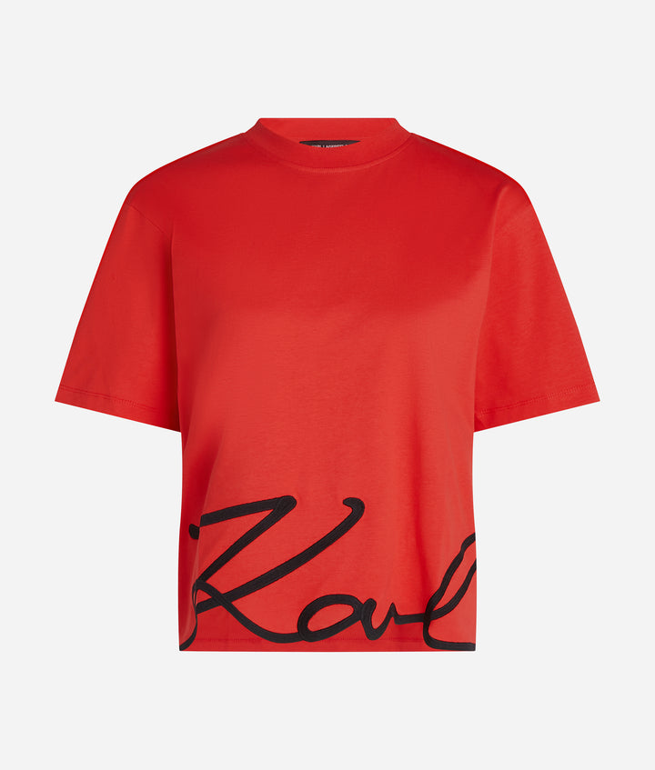 KARL SIGNATURE HEM T-SHIRT