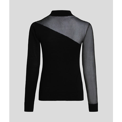 KARL SIGNATURE MOCK NECK