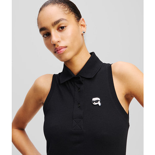 IKON PATCH POLO DRESS