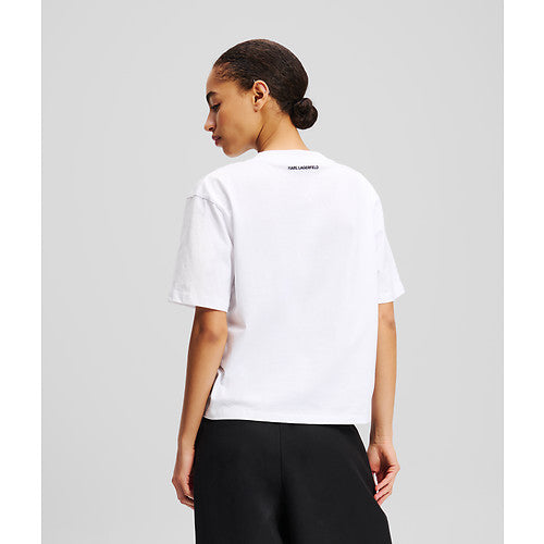 KARL SIGNATURE HEM V-NK TSHIRT