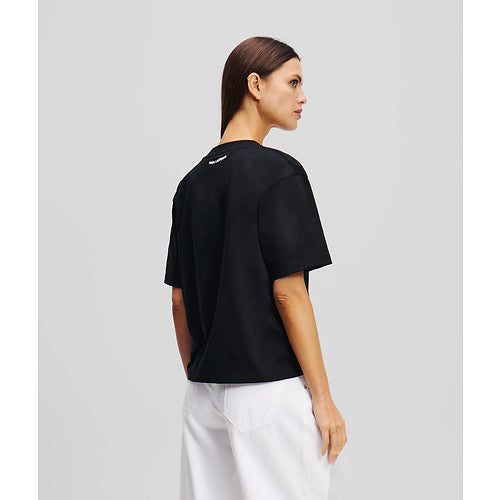 KARL SIGNATURE HEM V-NK TSHIRT