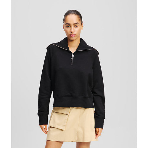 HALF ZIP SWEATSHIRT