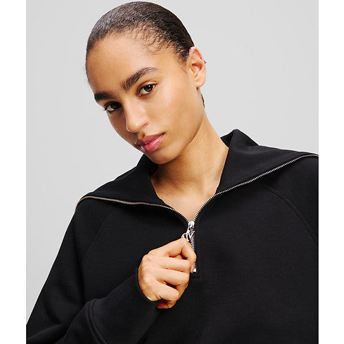 HALF ZIP SWEATSHIRT