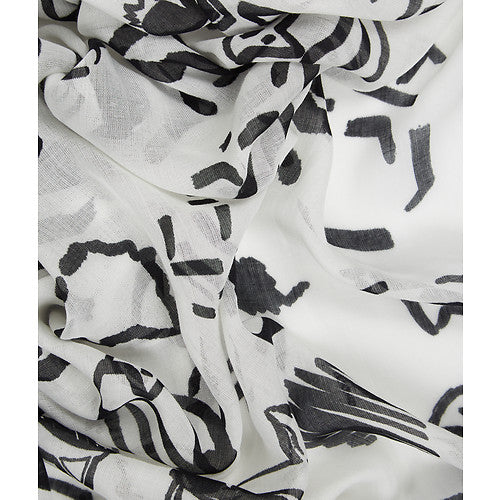 IKON DOODLE AOP MODAL SCARF