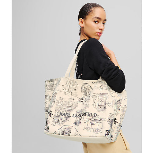 KL X JORGE PARRA AOP CANVAS SHOPPER