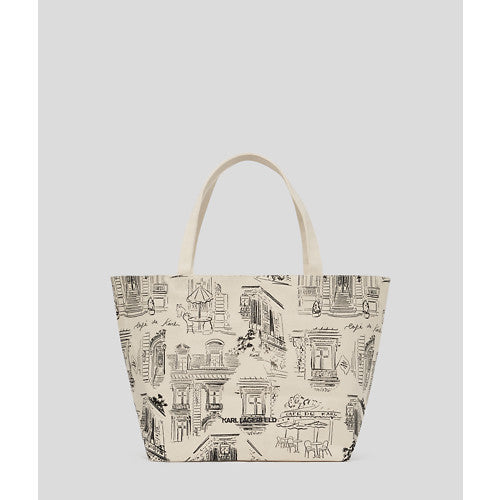 KL X JORGE PARRA AOP CANVAS SHOPPER