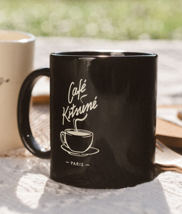 CAFE KITSUNE COFFEE MUG BLACK-TAILLE UNIQUE