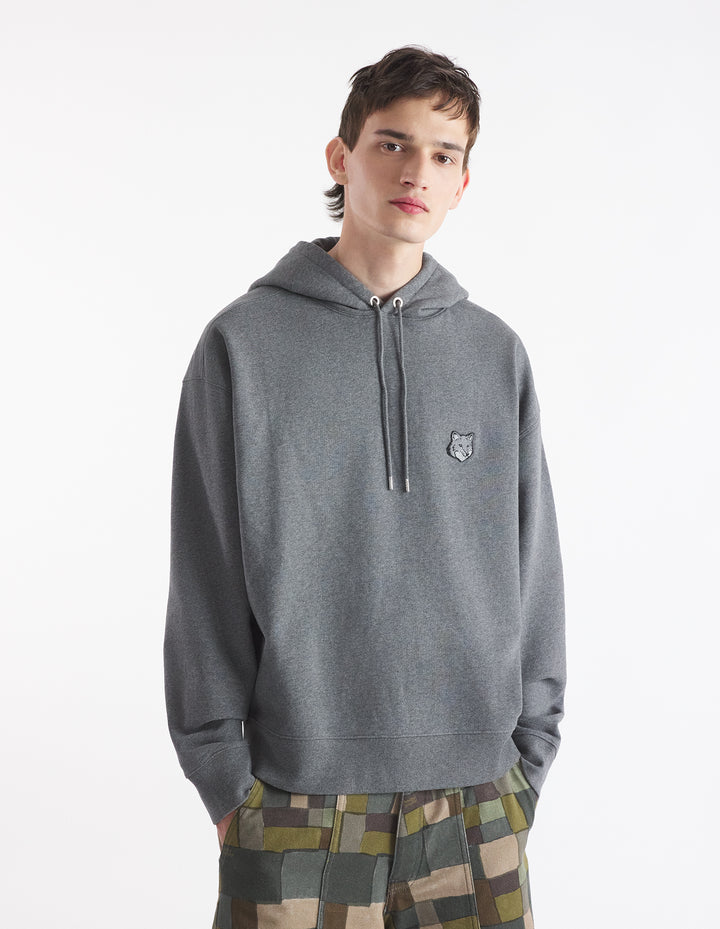 BOLD FOX HEAD PATCH OVERSIZE HOODIE