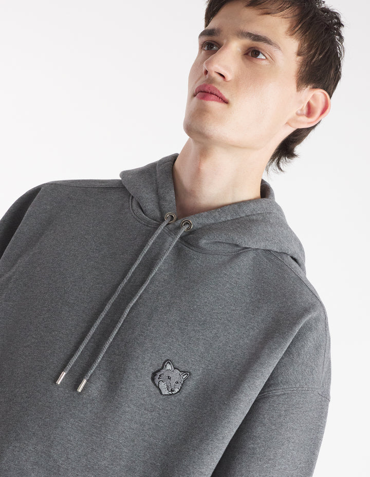 BOLD FOX HEAD PATCH OVERSIZE HOODIE