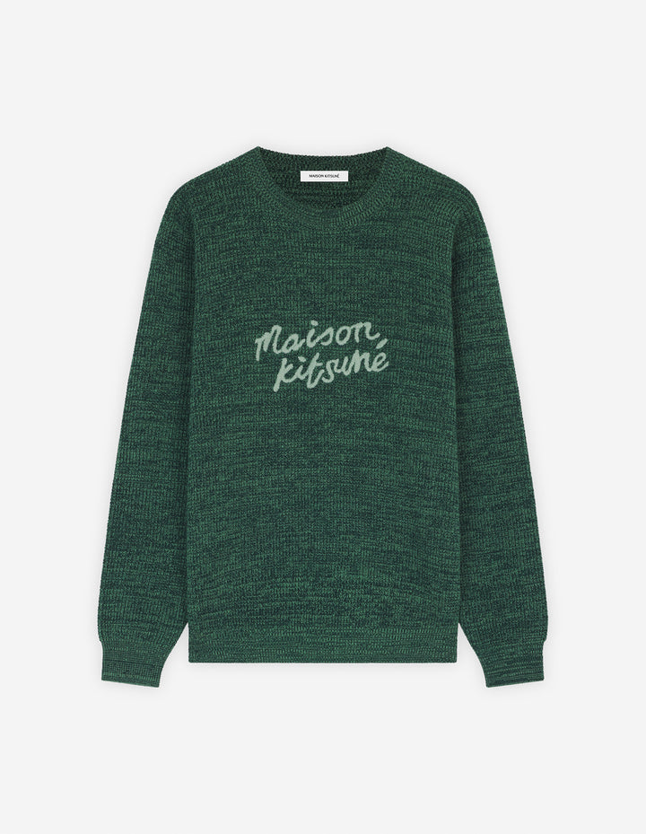 MAISON KITSUNE HANDWRITING COMFORT JUMPER