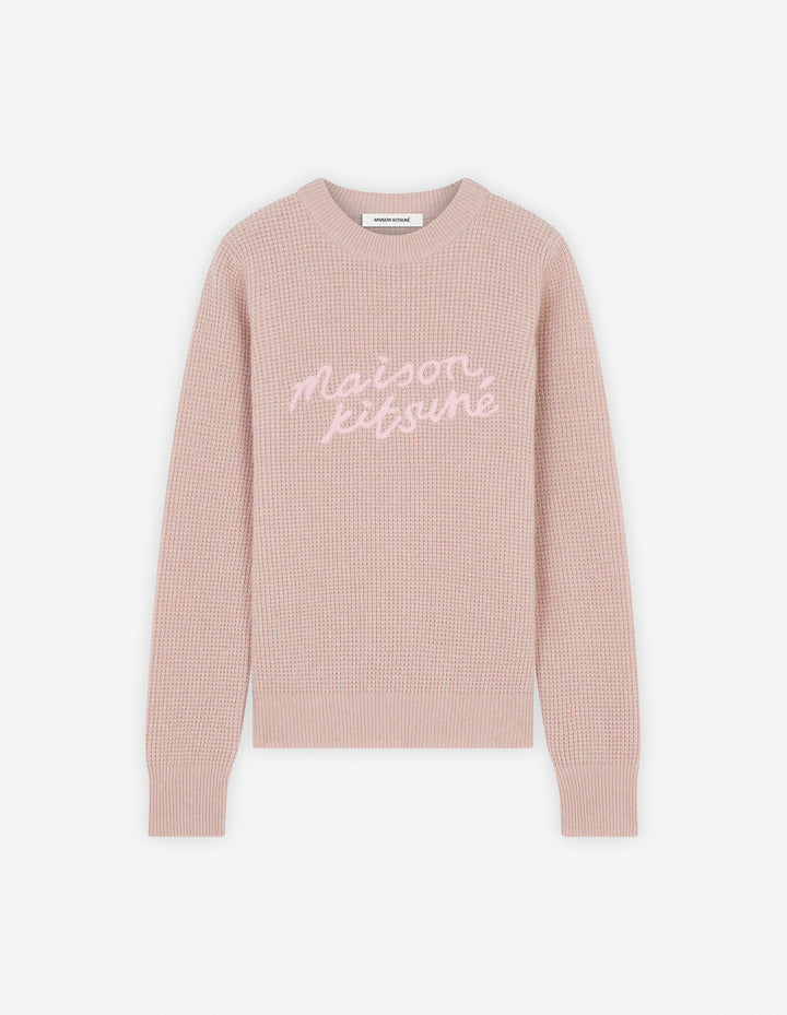 MAISON KITSUNE HANDWRITING COMFORT JUMPER