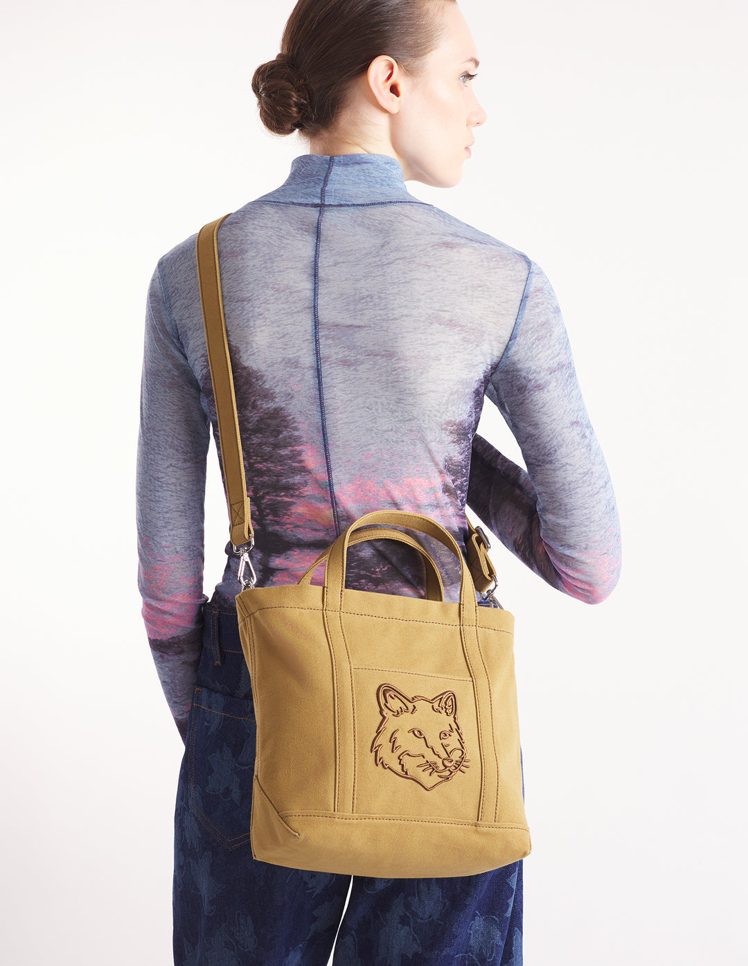 FOX HEAD SMALL TOTE