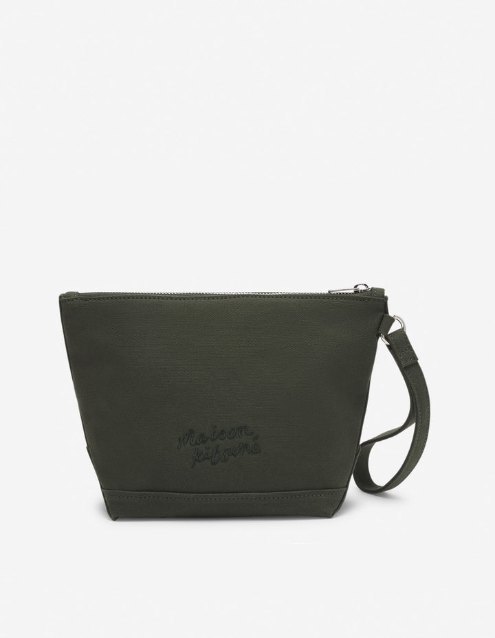 FOX HEAD ZIPPED POUCH