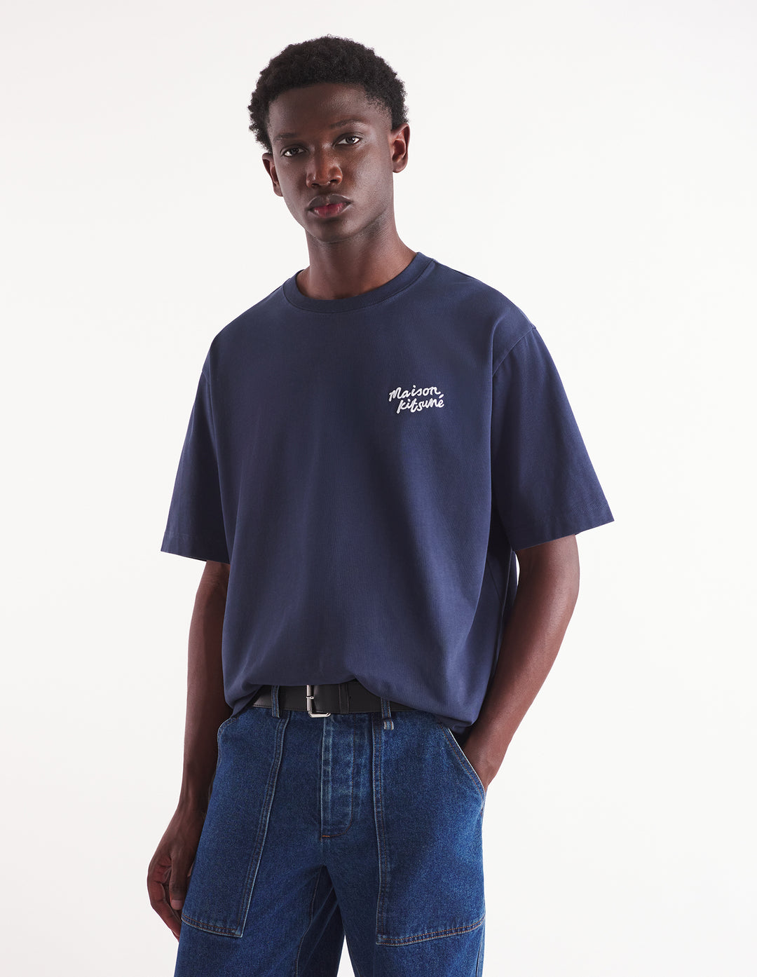 MAISON KITSUNE HANDWRITING COMFORT TEE-SHIRT