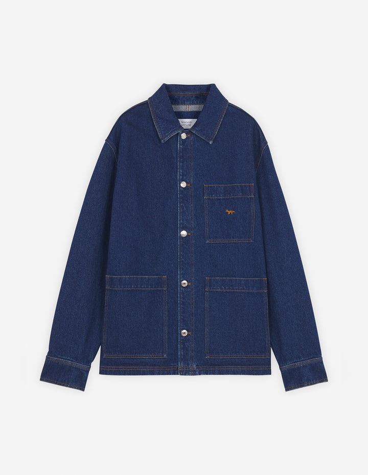 DENIM WORKWEAR JACKET STONE WASHED INDIGO