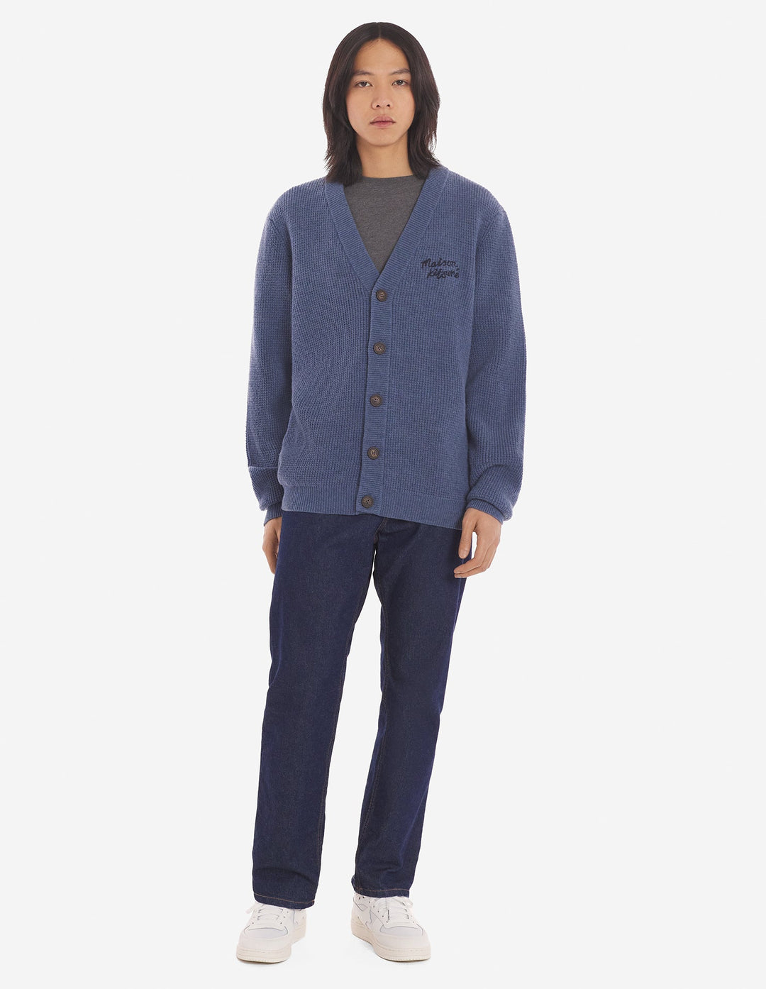 MAISON KITSUNE HANDWRITING COMFORT CARDIGAN