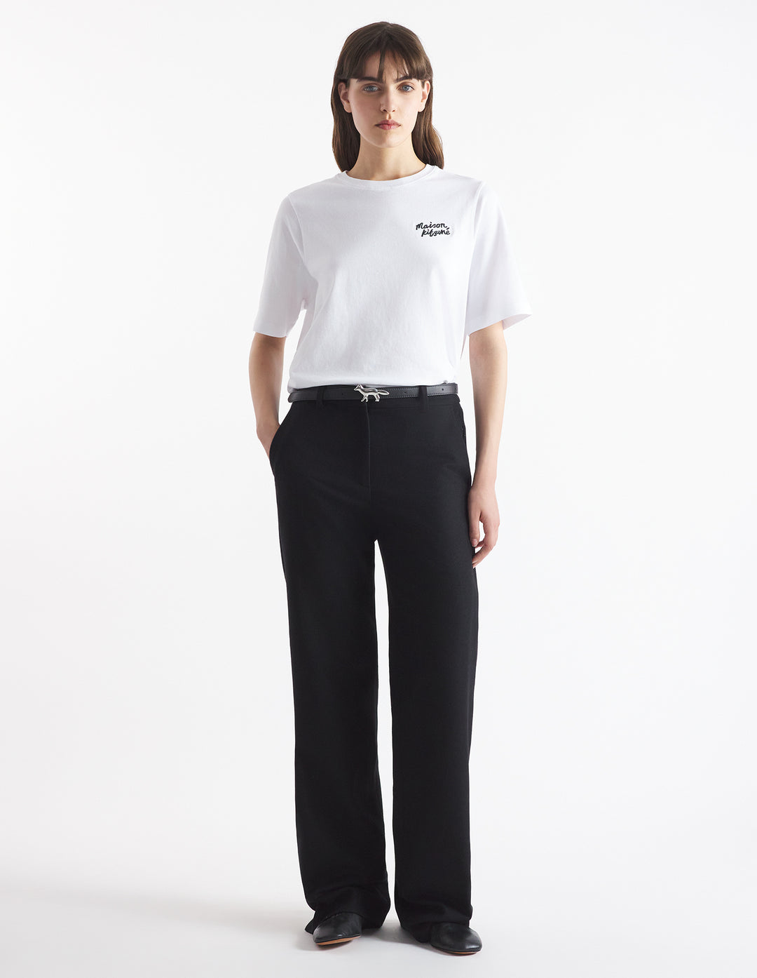 MAISON KITSUNE HANDWRITING COMFORT TEE-SHIRT