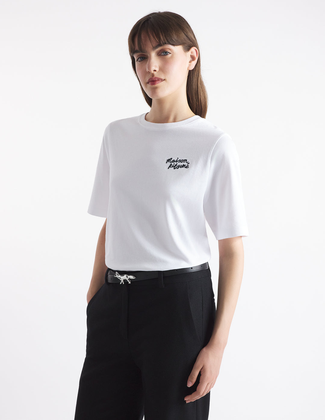 MAISON KITSUNE HANDWRITING COMFORT TEE-SHIRT