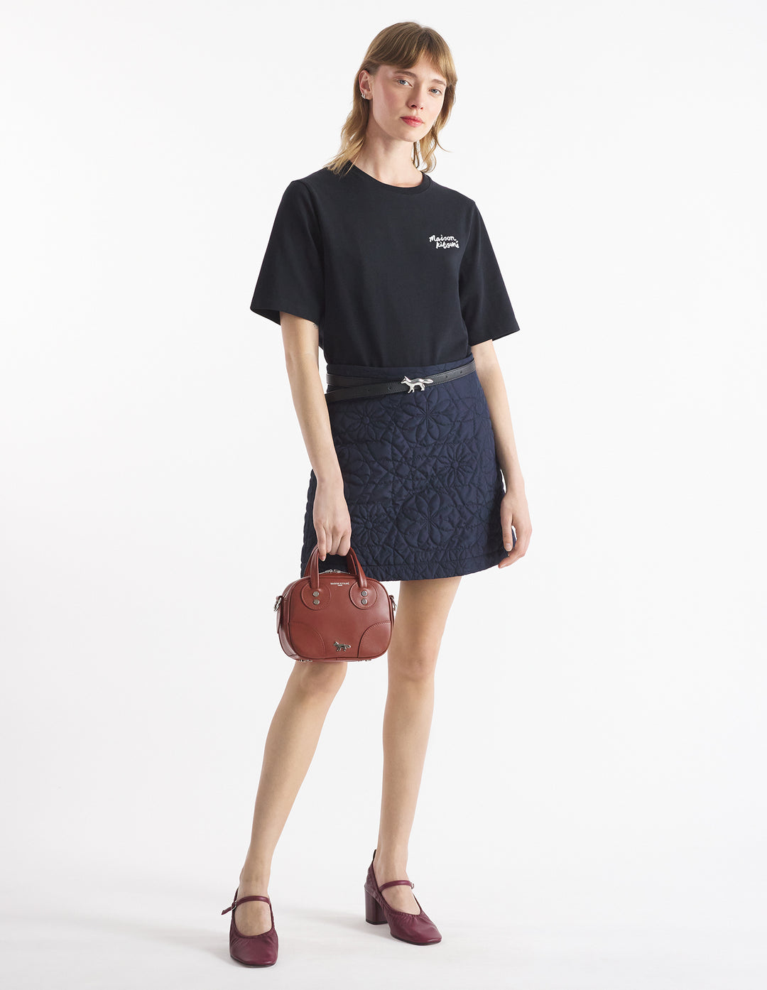 MAISON KITSUNE HANDWRITING COMFORT TEE-SHIRT