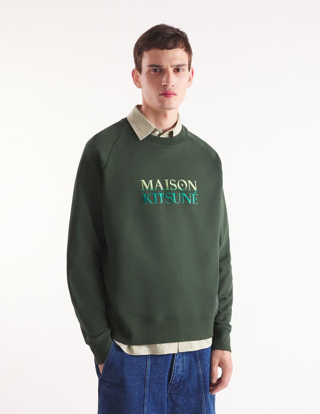 GRADIENT MAISON KITSUNE OVERSIZE SWEATSHIRT