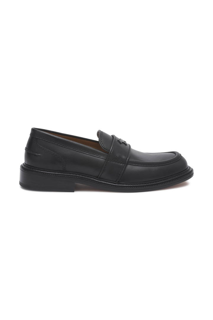 LEATHER LOAFERS BLACK