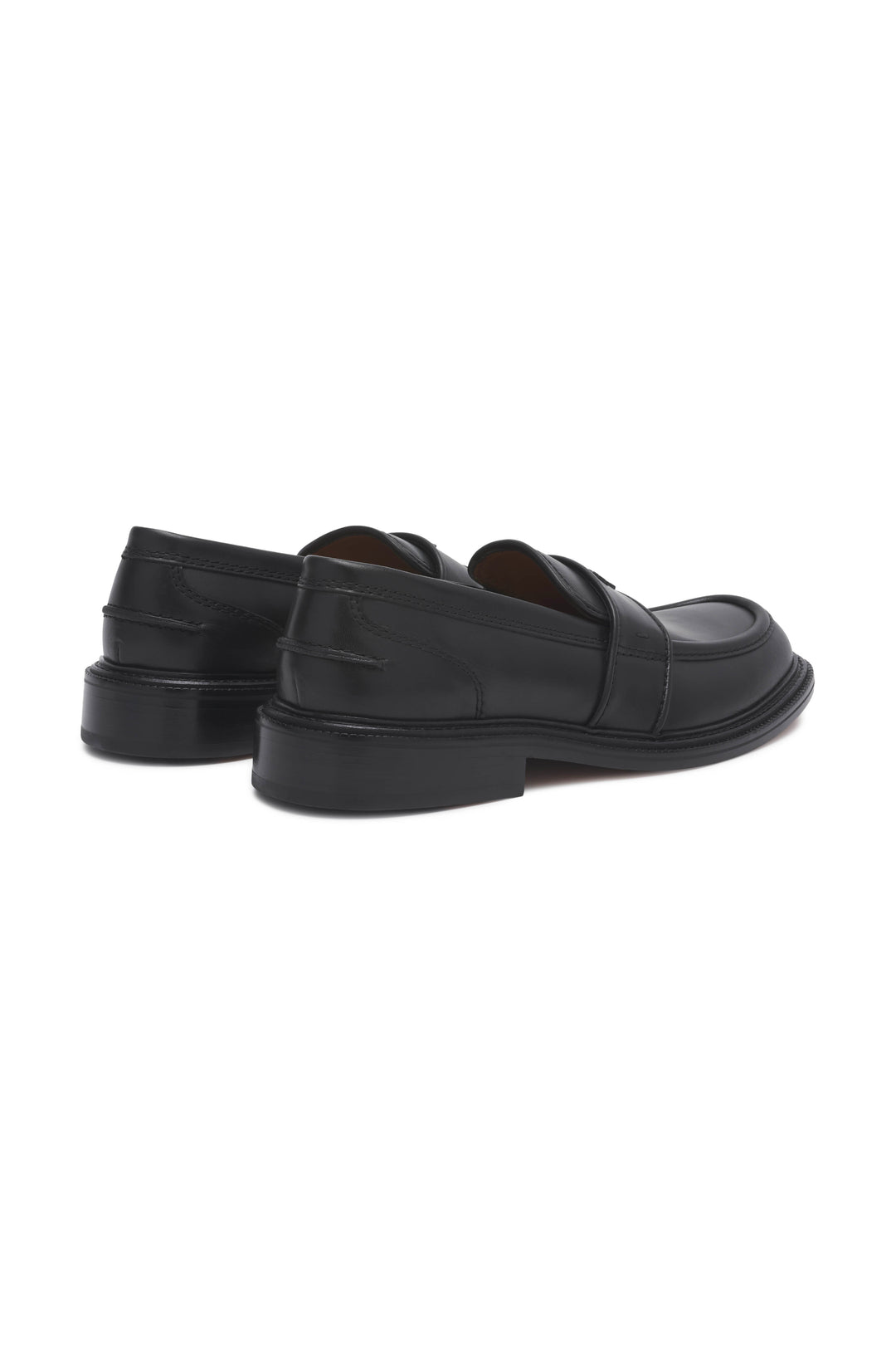 LEATHER LOAFERS BLACK