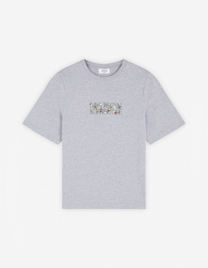 MAISON KITSUNE STRAWBERRY LEAF COMFORT TEE-SHIRT