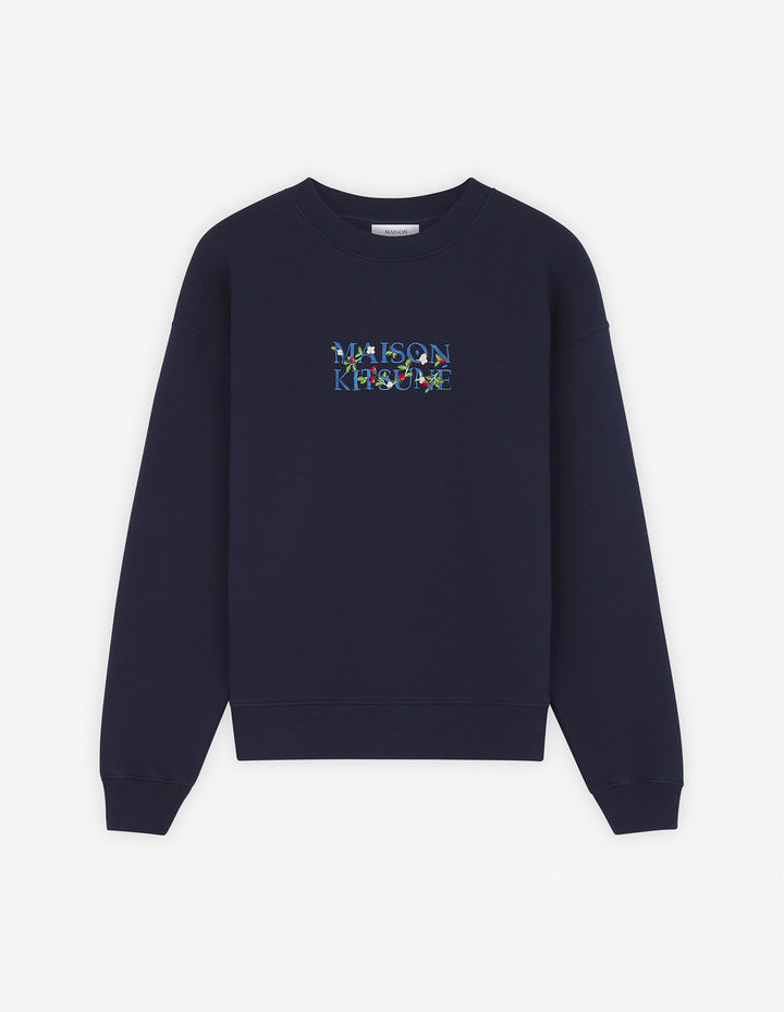 MAISON KITSUNE STRAWBERRY LEAF COMFORT SWEATSHIRT