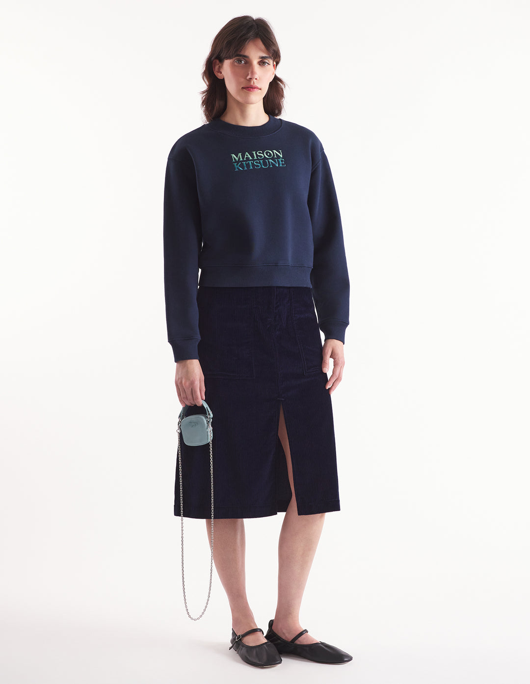 GRADIENT MAISON KITSUNE BOXY SWEATSHIRT