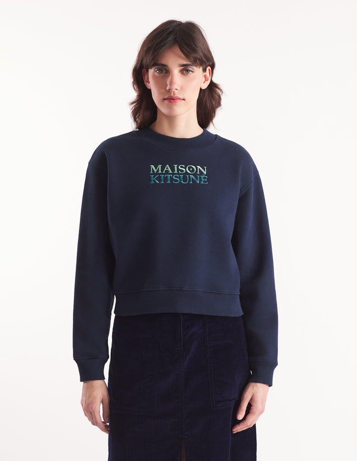 GRADIENT MAISON KITSUNE BOXY SWEATSHIRT