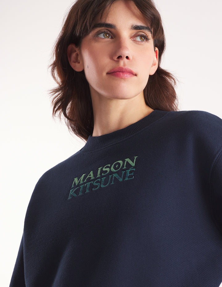 GRADIENT MAISON KITSUNE BOXY SWEATSHIRT