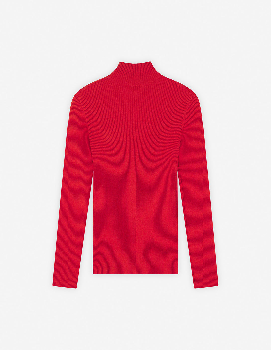 BABY FOX PATCH FINE RIBBED TURTLENECK