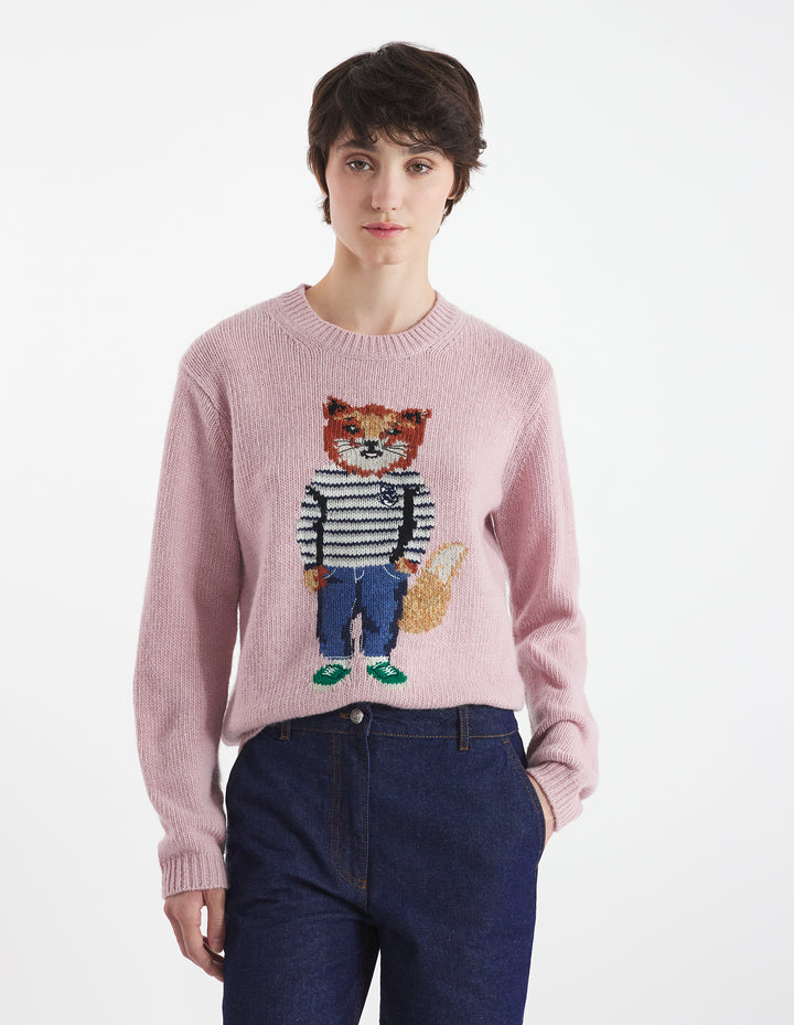 DRESSED FOX INTARSIA JUMPER